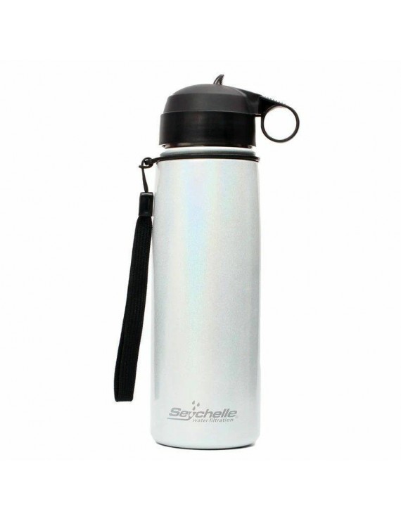 ADVANCED FILTER Pearl White Stainless Drink Bottle (750ml)