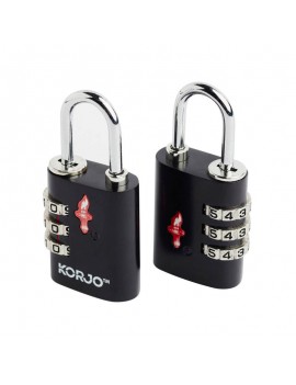 Korjo TSA Combi Lock Duo pack
