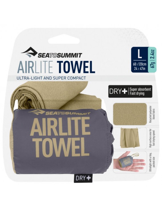 Airlite Towel Large Grey/Sage