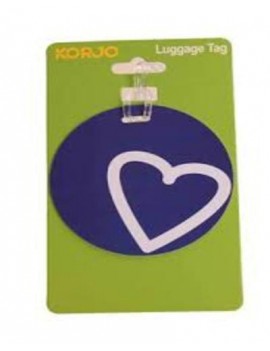 Korjo Luggage Tag Heart Round